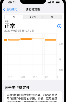 覃塘iPhone手机维修如何在iPhone开启'步行稳定性通知'