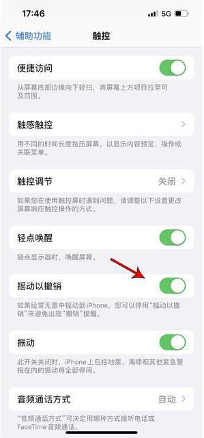 覃塘苹果手机维修分享iPhone手机如何设置摇一摇删除文字 