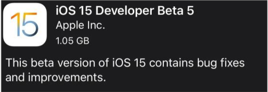 覃塘苹果手机维修分享如何升级到iOS15.0 beta5 